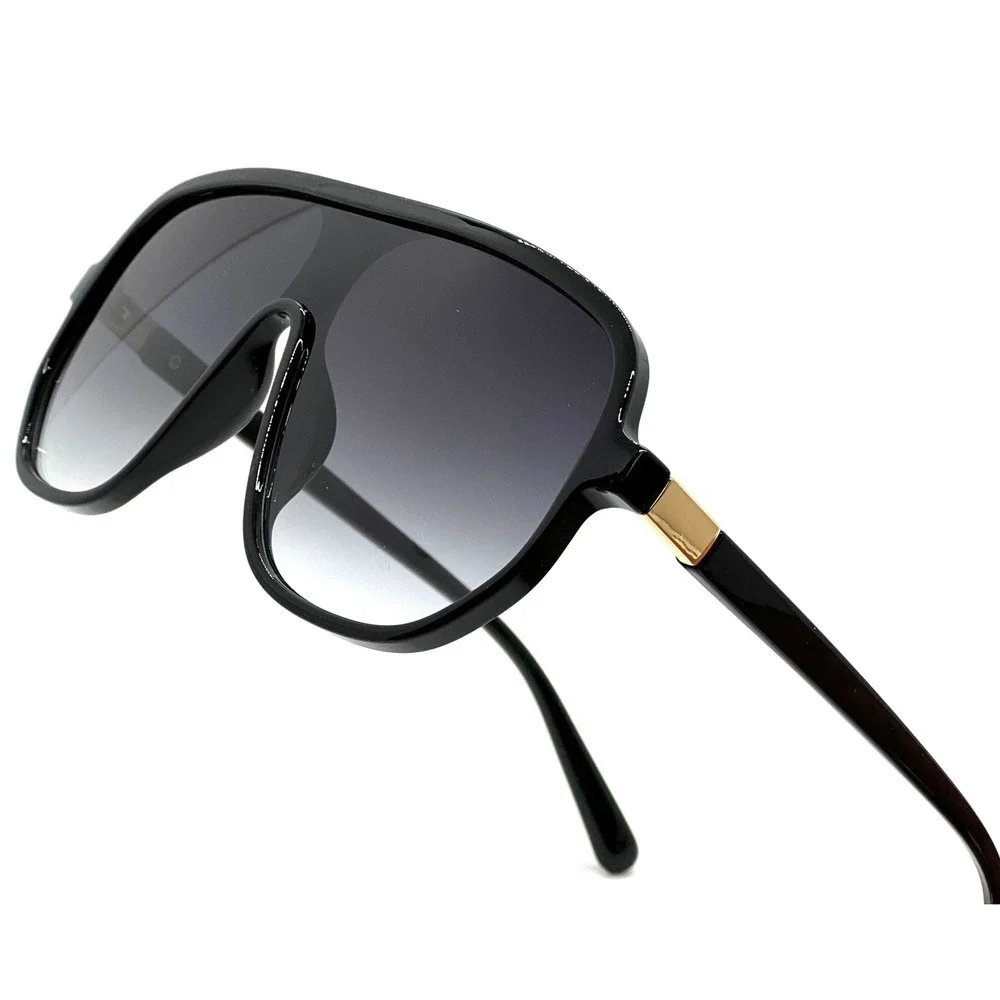 Mens Black Lens Outfit Shield‎ Sunglasses Driving Sun Protection Lentes 2026 New